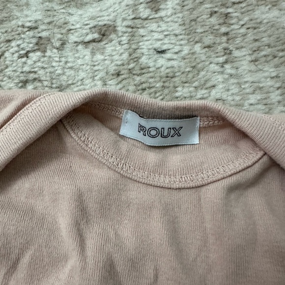Roux Baby Pink Basic Onesie Size 6 Months - Picture 3 of 4